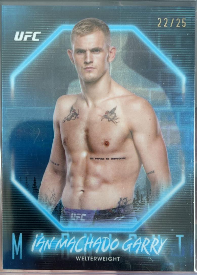 Ian Machado Garry 2025 Topps Midnight UFC Base #76 Moonrise