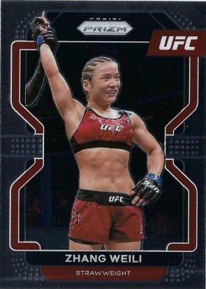 Zhang Weili 2022 Panini Prizm UFC Base #122 Octagon
