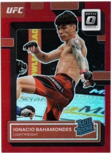 Ignacio Bahamondes 2023 Panini Donruss Optic UFC Base #134 Red