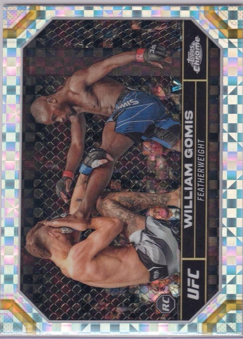 William Gomis 2024 Topps Chrome UFC Base #199 X-Fractor