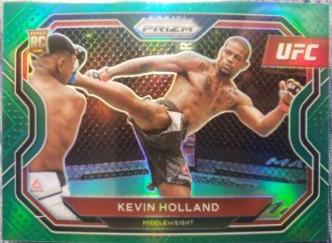 Kevin Holland 2021 Panini Prizm UFC Base #171 Green