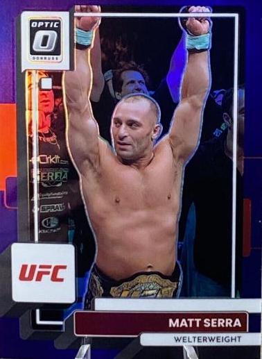 Matt Serra 2023 Panini Donruss Optic UFC Base #32 Purple