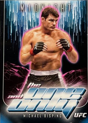 Michael Bisping 2024 Topps Midnight UFC The One and Only #TO-10 Black Light