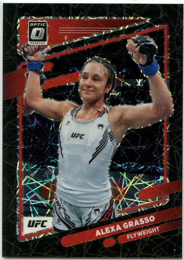 Alexa Grasso 2022 Panini Donruss Optic UFC Base #91 Black Velocity