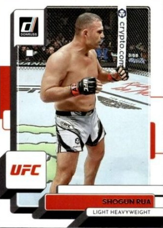 Mauricio Rua 2023 Panini Donruss UFC Base #135 Press Proof Teal