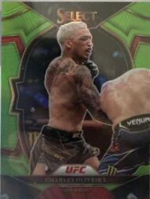 Charles Oliveira 2023 Panini Select UFC Concourse #45 Neon Green