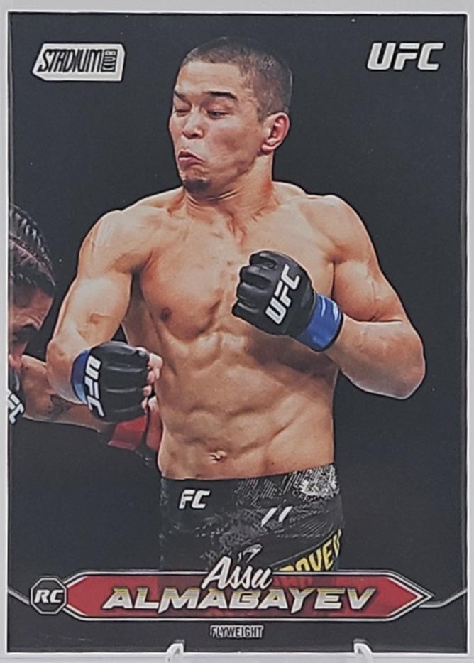 Assu Almabayev 2025 Topps Stadium Club UFC Base #116 Black