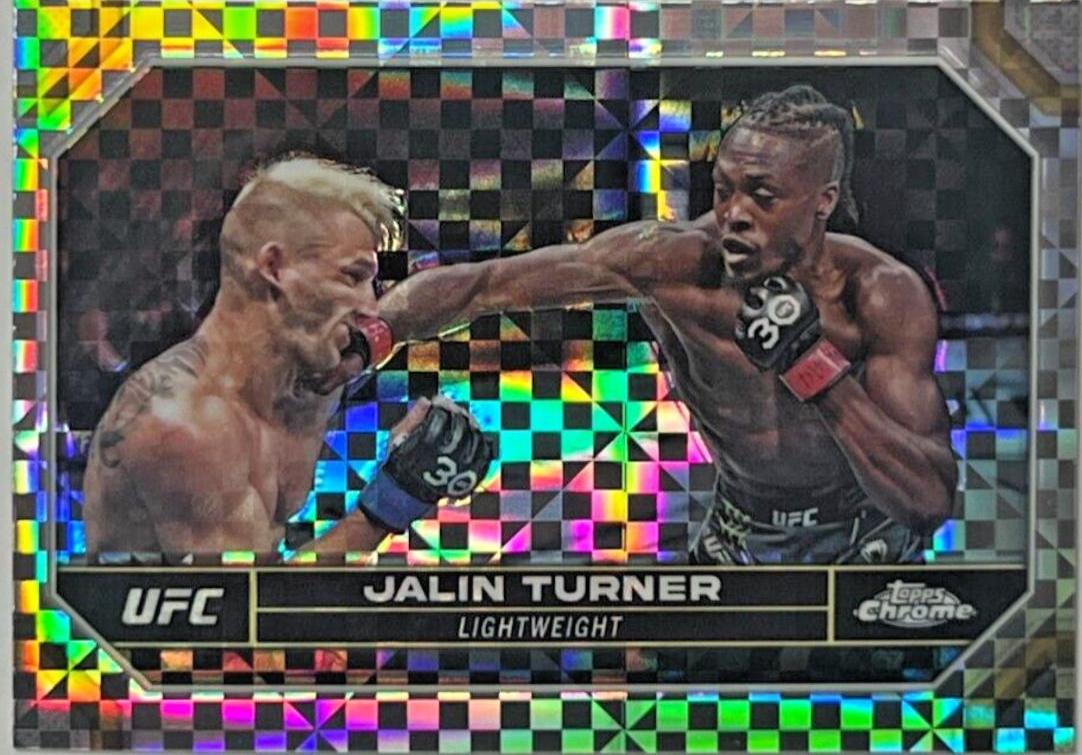 Jalin Turner 2024 Topps Chrome UFC Base #88 X-Fractor