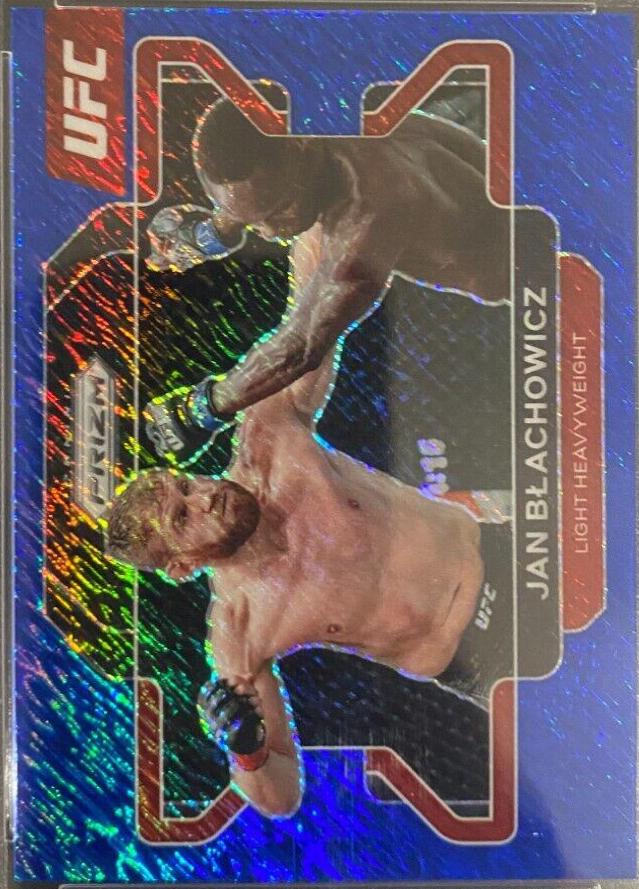 Jan Błachowicz 2022 Panini Prizm UFC Base #43 Blue Shimmer