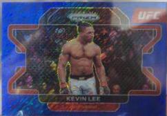 Kevin Lee 2022 Panini Prizm UFC Base #84 Blue Shimmer