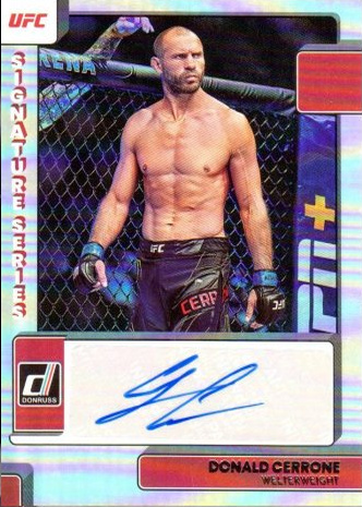 Donald Cerrone 2023 Panini Donruss UFC Signature Series #59 Gold