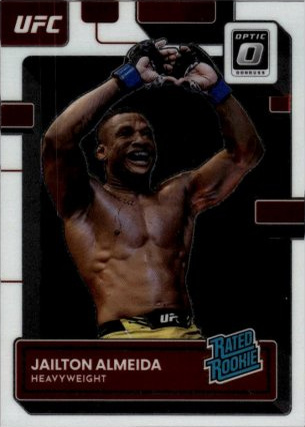 Jailton Almeida 2023 Panini Donruss Optic UFC Base #106 Gold Vinyl
