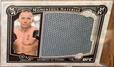 Georges St-Pierre 2017 Topps Museum Collection UFC Base #17 Ruby
