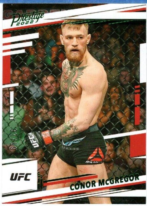 Conor McGregor 2022 Panini Chronicles UFC Base Prestige #171 Green