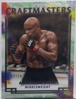 Anderson Silva 2024 Topps Knockout UFC Craftmasters #CRM-11 Black