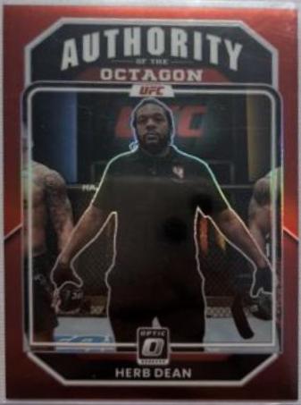 Herb Dean 2023 Panini Donruss Optic UFC Base #148 Red