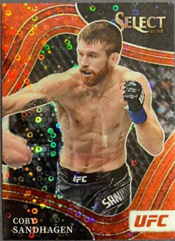 Cory Sandhagen 2022 Panini Select UFC Octagonside #245 Red Disco