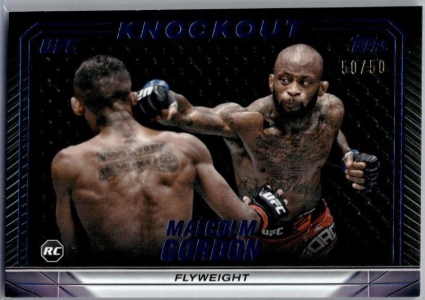 Malcolm Gordon 2024 Topps Knockout UFC Base #45 Blue