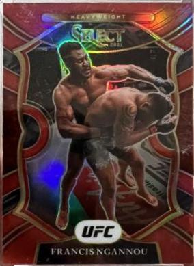 Francis Ngannou 2021 Panini Select UFC Concourse #92 Red
