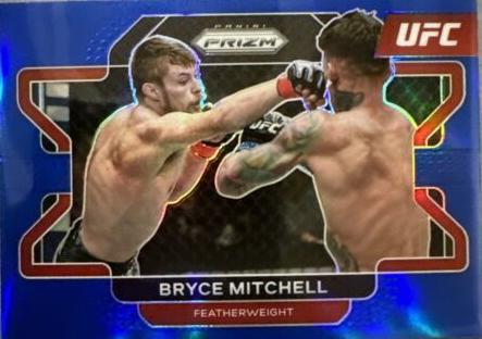 Bryce Mitchell 2022 Panini Prizm UFC Base #67 Blue