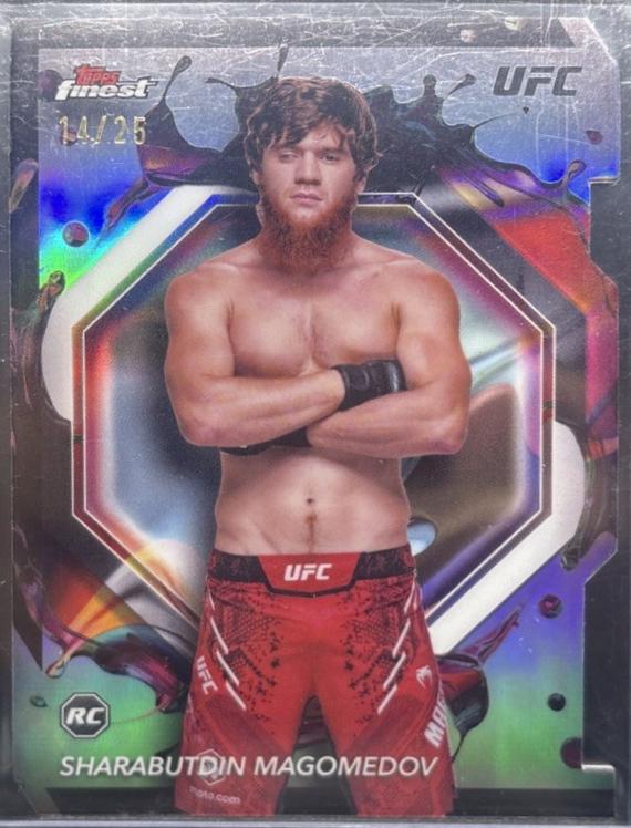 Shara Magomedov 2024 Topps Finest UFC Base Rare #218 Die-Cut Refractor