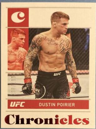 Dustin Poirier 2022 Panini Chronicles UFC Base Chronicles #23 Red