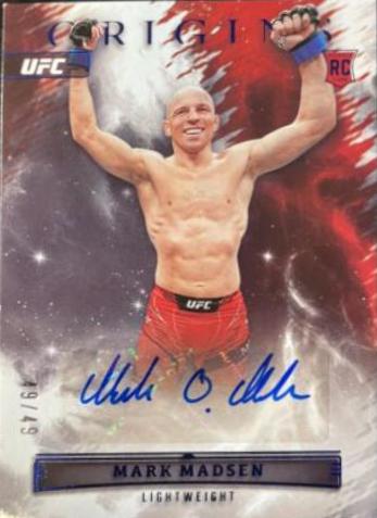 Mark Madsen 2023 Panini Chronicles UFC Origins Autographs #7 Blue