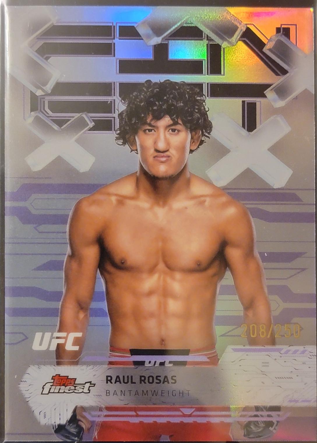 Raul Rosas 2025 Topps Finest UFC Base Common #96 Purple Refractor