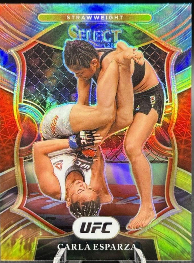 Carla Esparza 2021 Panini Select UFC Concourse #48 Tie Dye