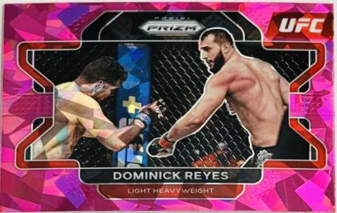 Dominick Reyes 2022 Panini Prizm UFC Base #11 Pink Ice