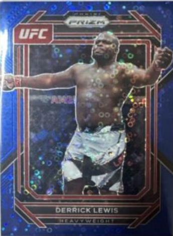 Derrick Lewis 2023 Panini Prizm Under Card UFC Base #175 Blue