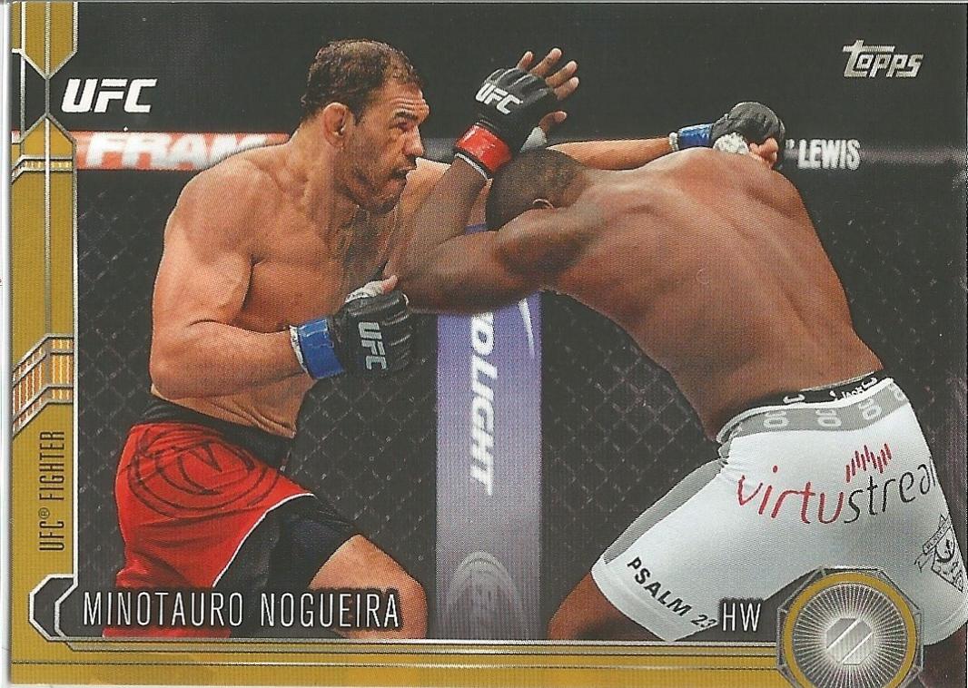 Antonio Rodrigo Nogueira 2015 Topps UFC Chronicles Base #54 Gold