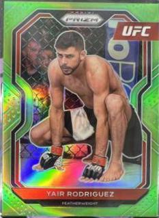 Yair Rodríguez 2021 Panini Prizm UFC Base #73 Neon Green