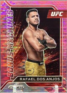 Rafael Dos Anjos 2022 Panini Prizm UFC Bonus Machines #14 Pink Pulsar
