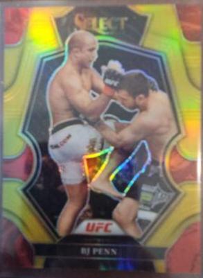 BJ Penn 2023 Panini Select UFC Mezzanine #397 Gold