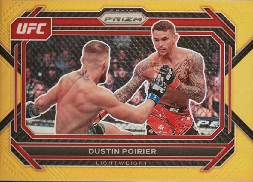 Dustin Poirier 2023 Panini Prizm UFC Base #2 Gold