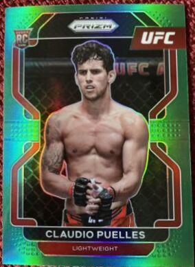 Claudio Puelles 2022 Panini Prizm UFC Base #111 Green
