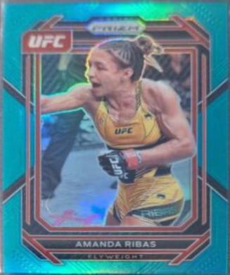 Amanda Ribas 2023 Panini Prizm UFC Base #161 Teal