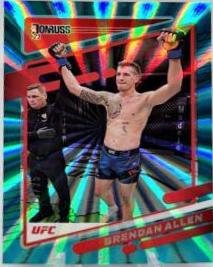 Brendan Allen 2022 Panini Donruss UFC Base #140 Teal