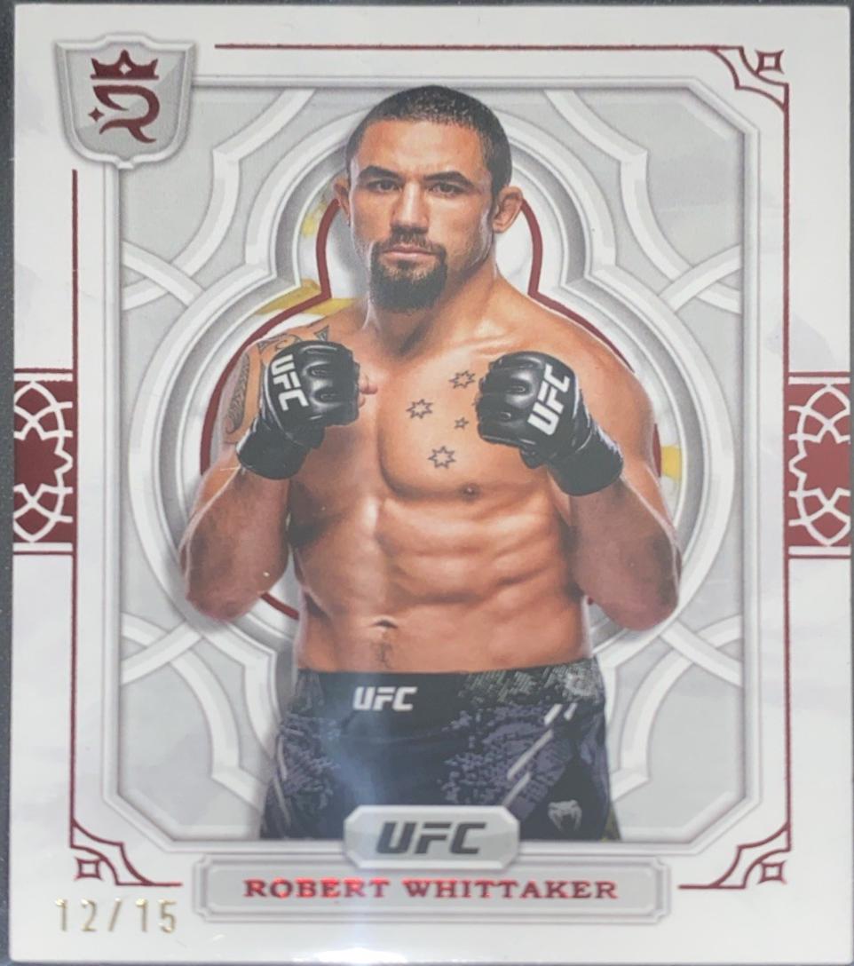 Robert Whittaker 2024 Topps Royalty UFC Base #75 Red