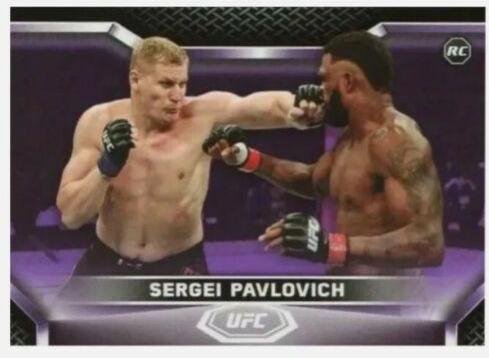 Sergei Pavlovich 2020 Topps UFC Knockout Base #72 Purple