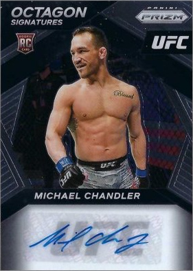 Michael Chandler 2021 Panini Prizm UFC Octagon Signatures #OS-MCH Black