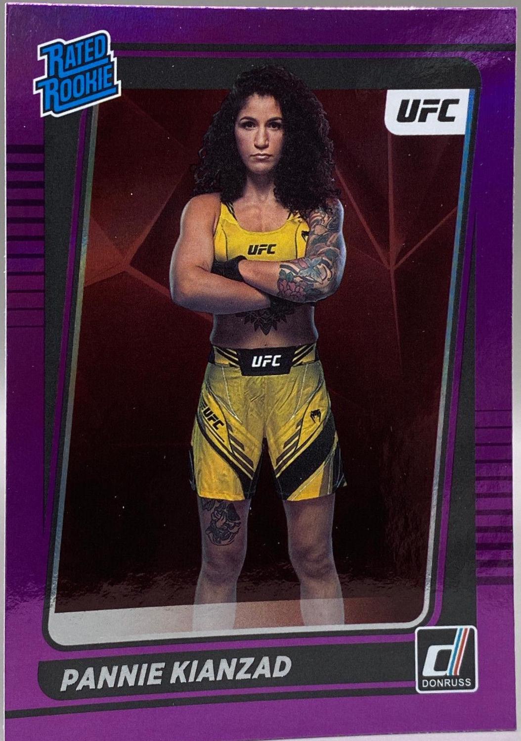 Pannie Kianzad 2022 Panini Donruss UFC Base #220 Purple Flood