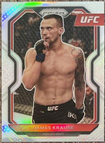 James Krause 2021 Panini Prizm UFC Base #34 Silver