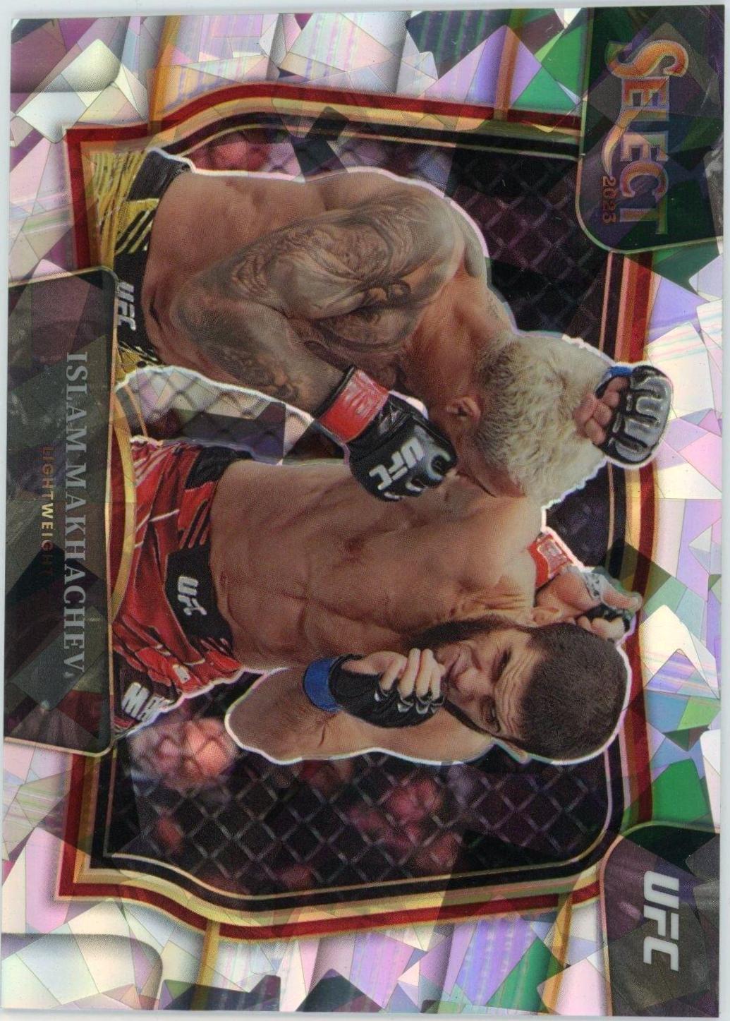 Islam Makhachev 2023 Panini Select UFC Octagonside #260 Cracked Ice
