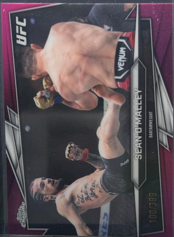 Sean O'Malley 2026 Topps Chrome UFC Base #200 Magenta Refractor