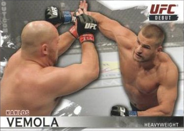 Karlos Vemola 2010 Topps UFC Knockout Base #144 Octagon Mat