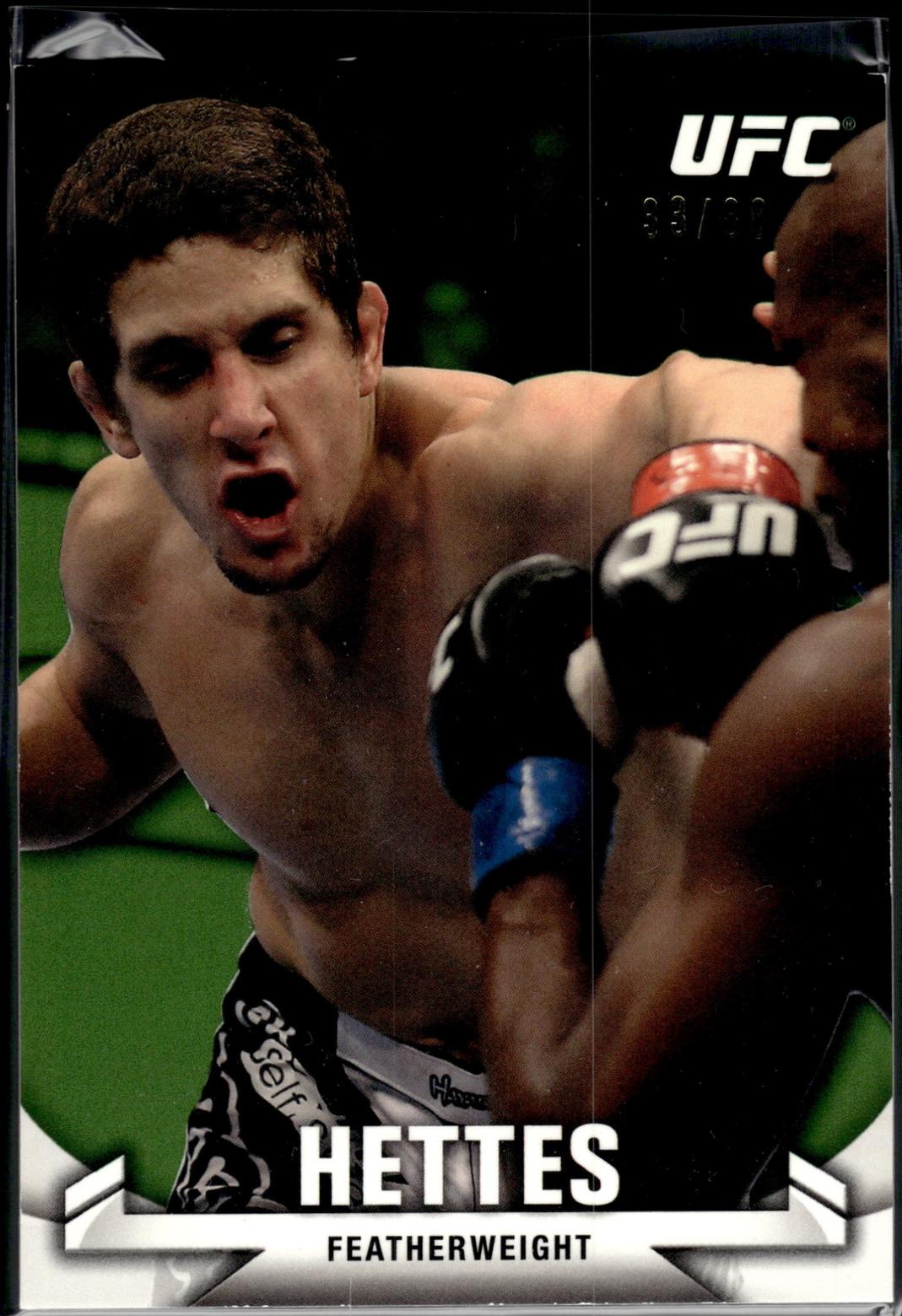 Jimy Hettes 2013 Topps UFC Knockout Base #59 Green
