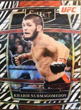 Khabib Nurmagomedov 2022 Panini Select UFC Concourse #49 Zebra