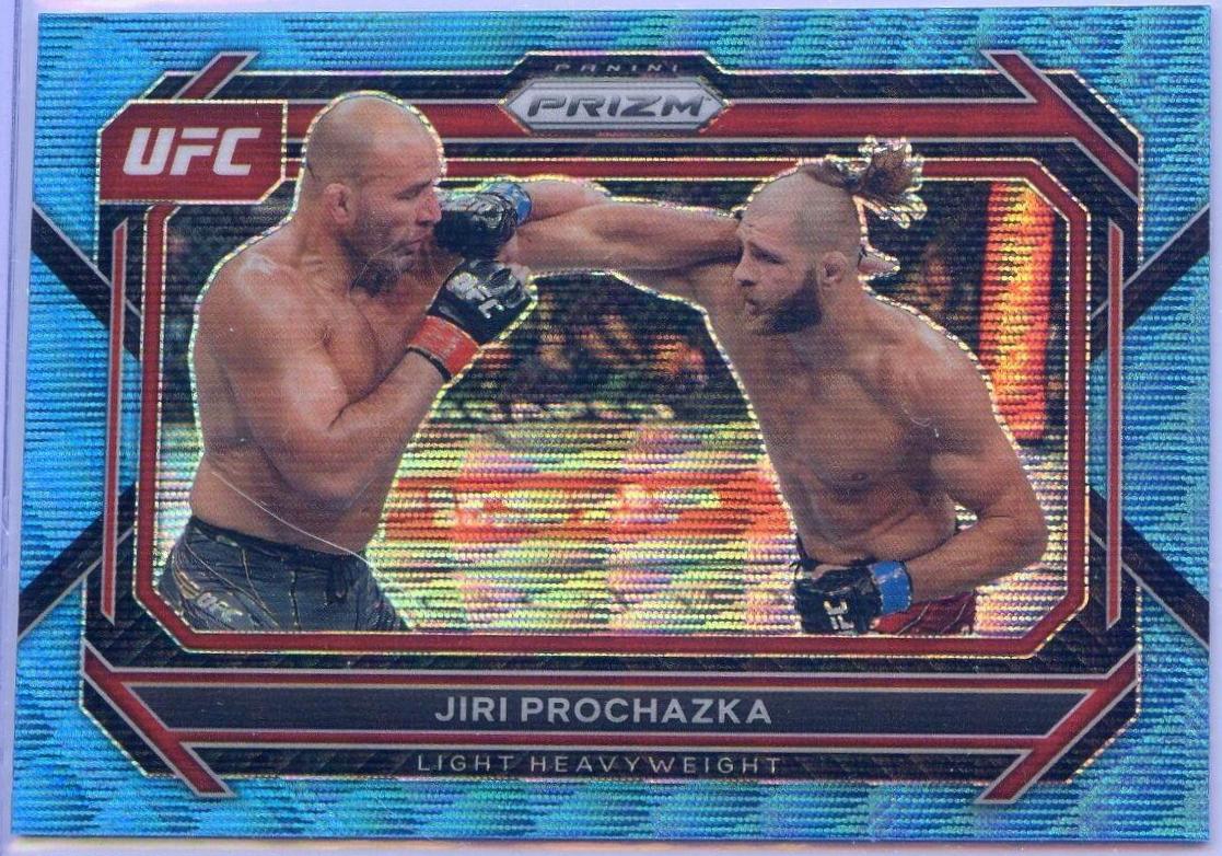 Jiri Prochazka 2023 Panini Prizm UFC Base #54 Blue Wave
